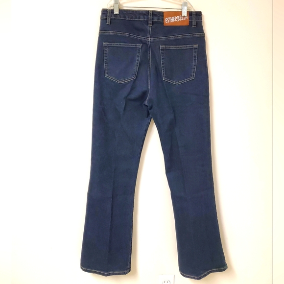 Mickey Mouse Bedazzled Blue Straight Jeans - Picture 2 of 4